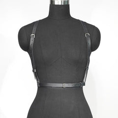 PU Leather Harness Belt For Women Goth Belt