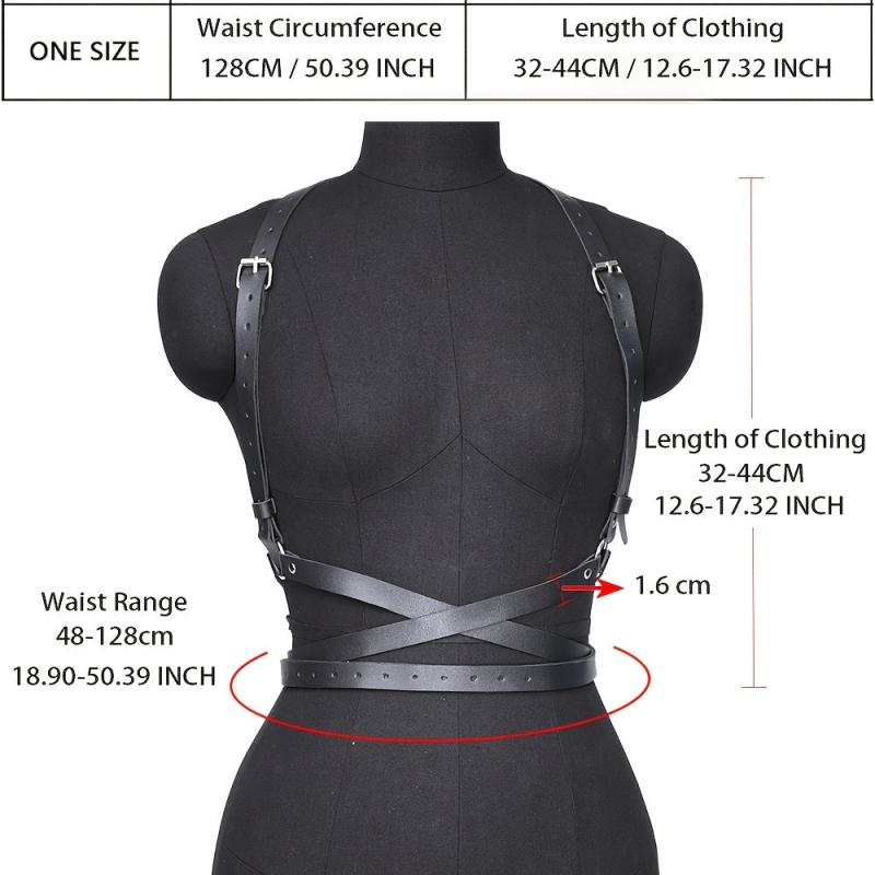 Body Harness Belt Corset Leather Waist Belt Gothic Belt Valentines