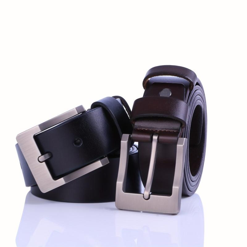 Men's Square Pin Buckle Casual Belt