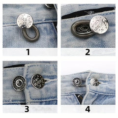 5pcs Button Extenders for Pants and Jeans Adjustable Waistband Expander