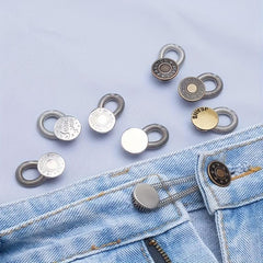 5pcs Button Extenders for Pants and Jeans Adjustable Waistband Expander