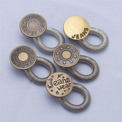 5pcs Button Extenders for Pants and Jeans Adjustable Waistband Expander