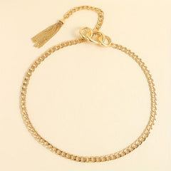 Vintage Tassel Pendant Waist Chain Metal Belly Chain Beach Chain Dress Girdle