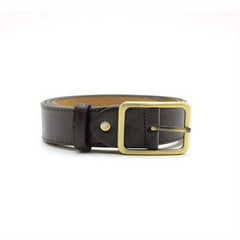 Rectangular Pin Buckle PU Belt Solid Casual Jeans Pants Dress Girdle Women