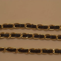 Gold Heart Pendant Waist Chain Double Layer Decorative Dress Girdle
