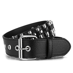 Rivet Bullet Belt Men's Punk Style Clothing Accessory