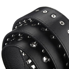 Rivet Bullet Belt Men's Punk Style Clothing Accessory