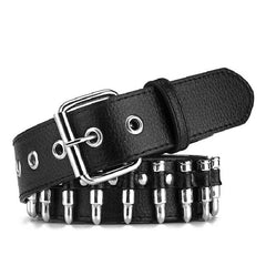 Rivet Bullet Belt Men's Punk Style Clothing Accessory