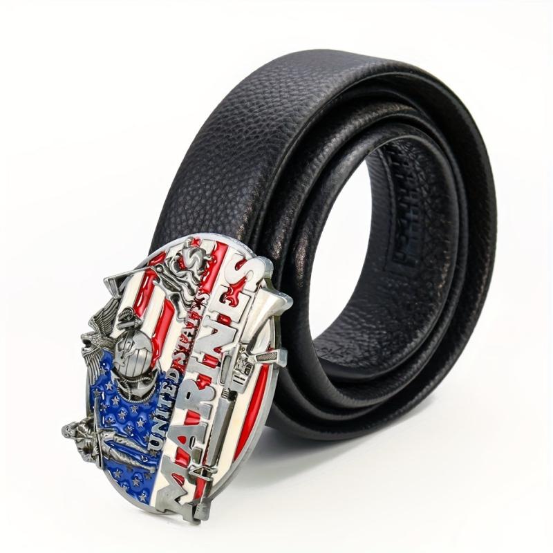 American Flag Military Belt Buckle for Women's Clothing