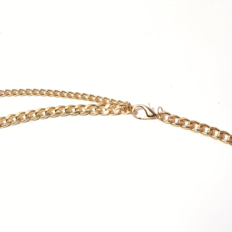 Punk Layered Body Chains Hollow Out Waist Chain Vintage Body Jewelry