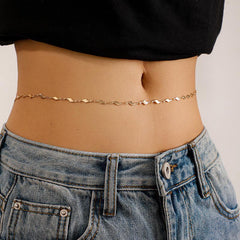 Women Waist Chain Sexy Body Jewelry Decor Beach Waist Chain