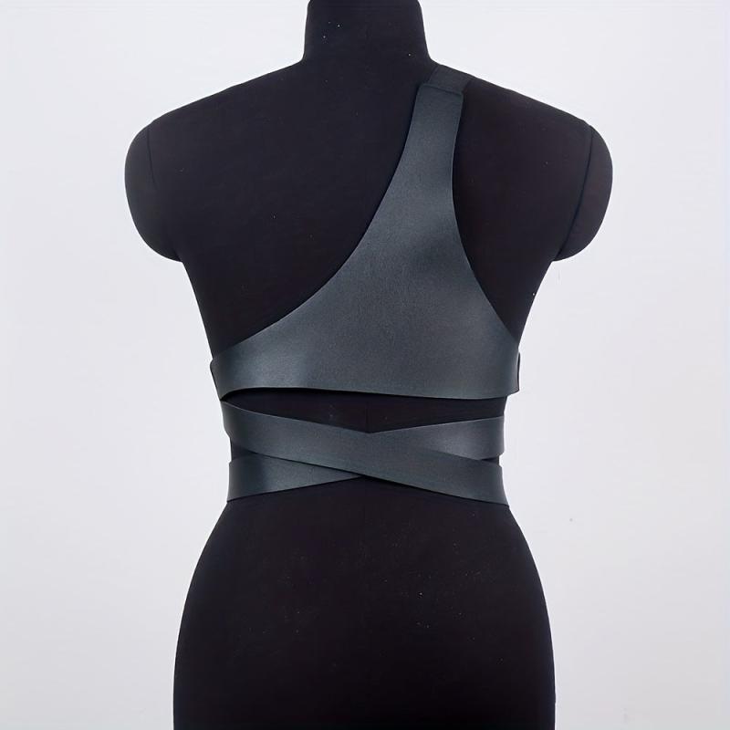 Women's Punk Harness Belt PU Leather Waistband