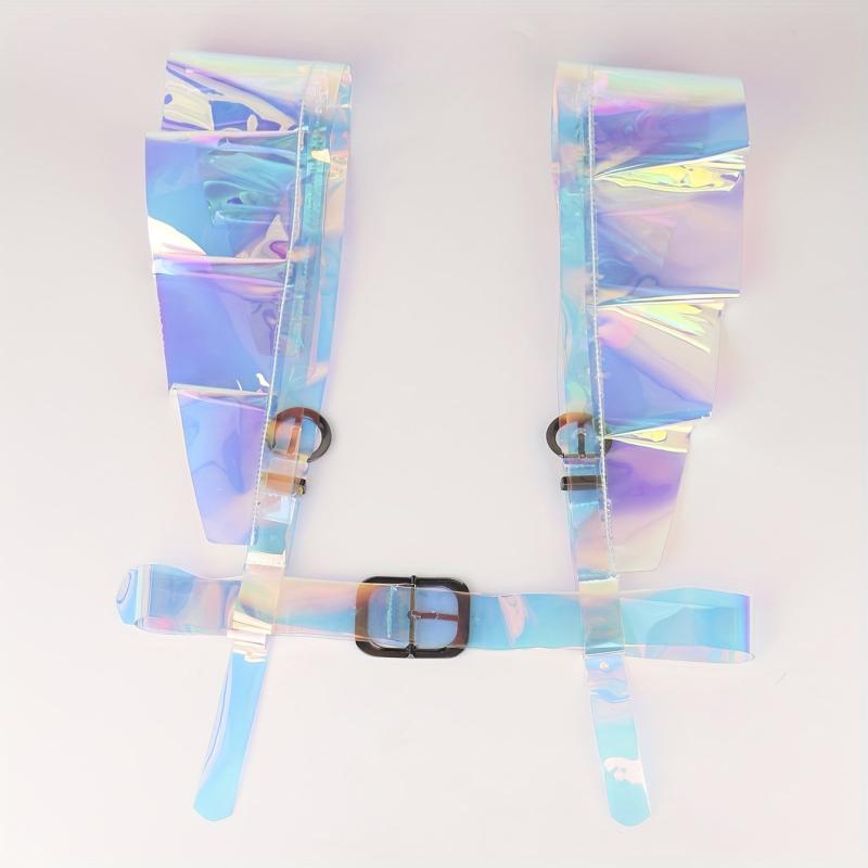 Laser Y2K PVC Harness Belt for Women