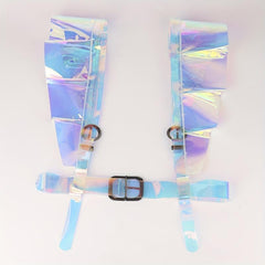Laser Y2K PVC Harness Belt for Women