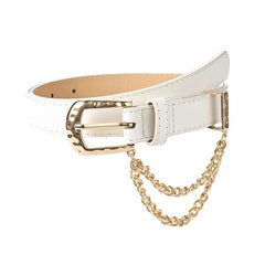 Chain Tassel Pin Buckle Belt for Women