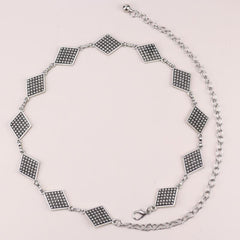 Vintage Geometric Waist Chain Classic Chain Belt Dress Girdle
