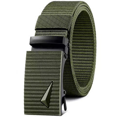 Men Automatic Buckle Nylon Army Tactical Belt Military Waist Canvas Belts