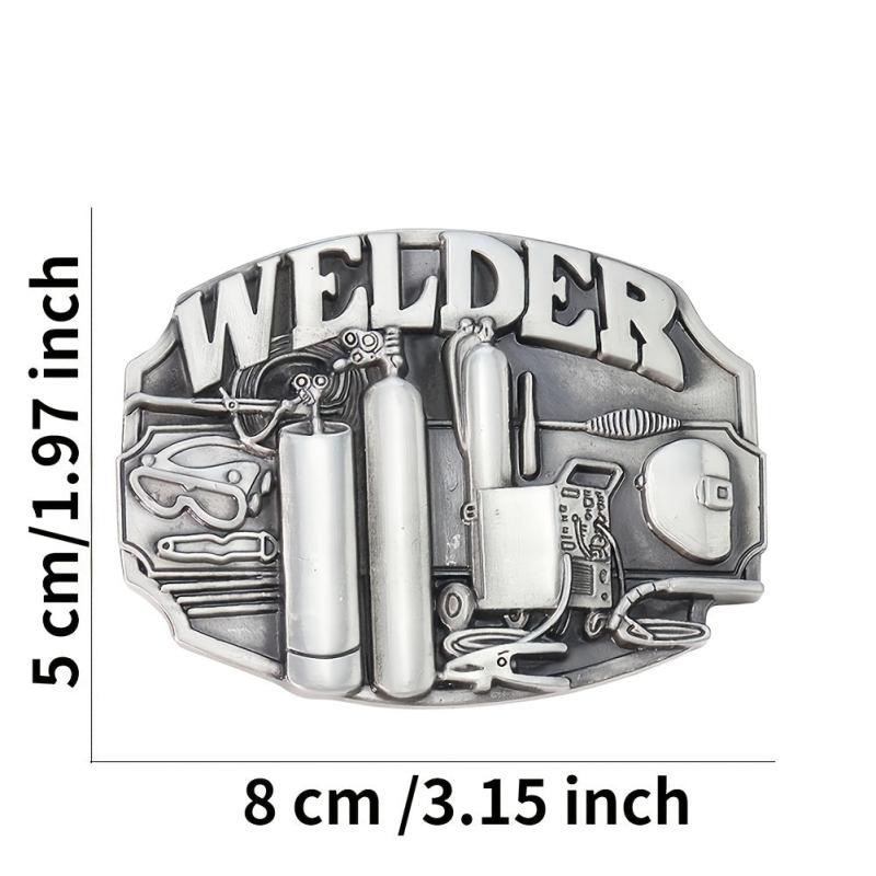 Vintage Welder Belt Buckle Women's Punk Metal Girdle Buckle