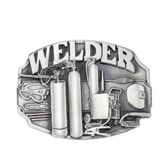Vintage Welder Belt Buckle Women's Punk Metal Girdle Buckle
