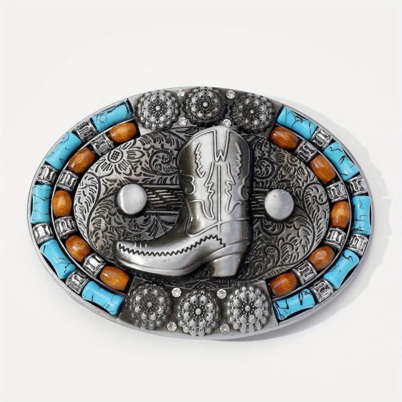 Turquoise Belt Buckle Western Jeans Accessories Cowgirl Cowboy