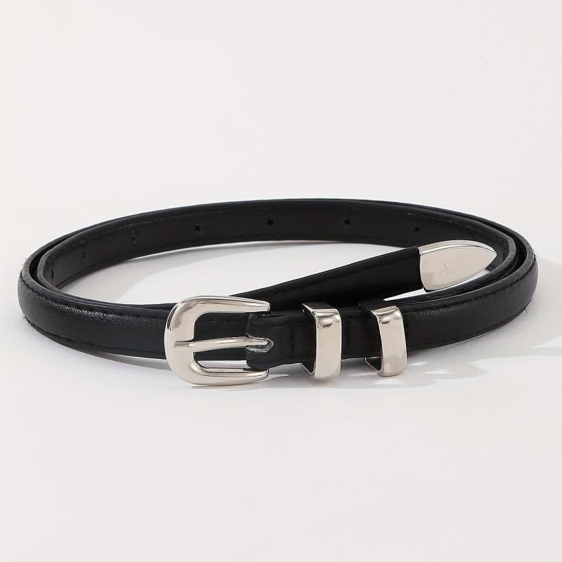 Stylish PU Belt Classic Jeans Pants Waist Belt Girdle For Women
