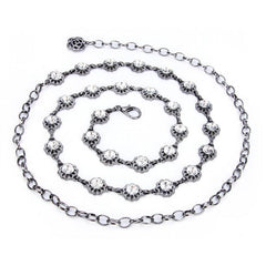 Women's Rhinestone Body Chain Belt Dress Skirt Accessory