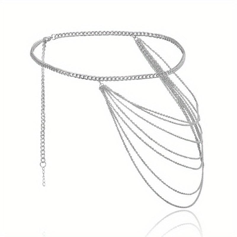 Boho Fringe Girdle Belly Chain for Women - Layer Chain Waist Jewelry