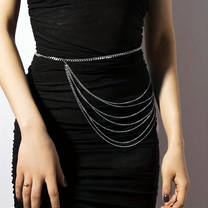 Boho Fringe Girdle Belly Chain for Women - Layer Chain Waist Jewelry