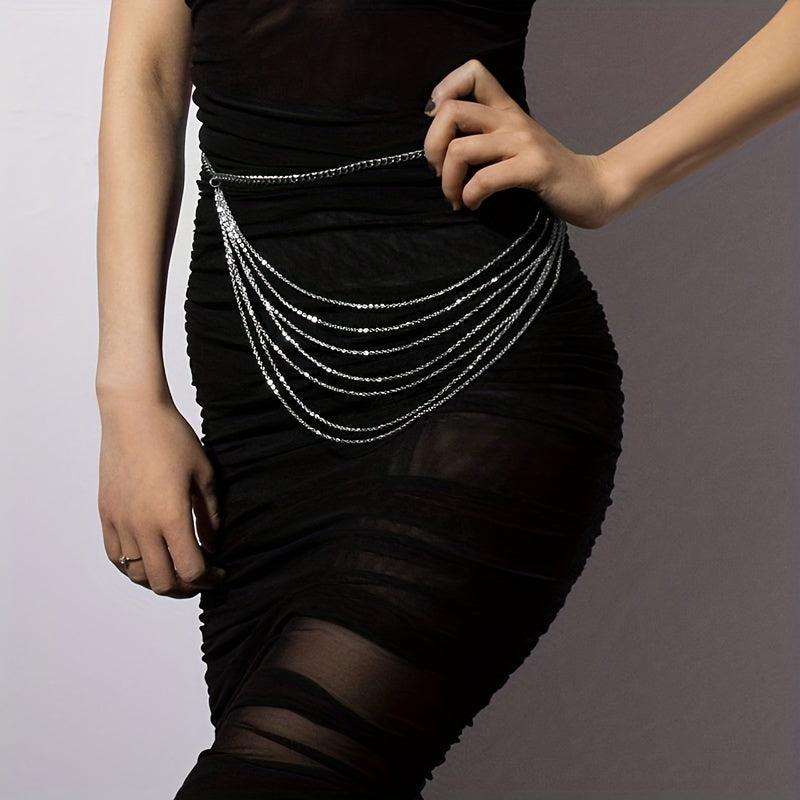 Boho Fringe Girdle Belly Chain for Women - Layer Chain Waist Jewelry