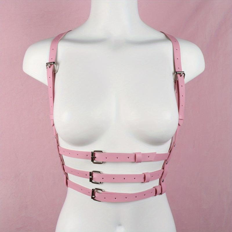 3-Layer Chest Harness Belt for Women Gothic Corset