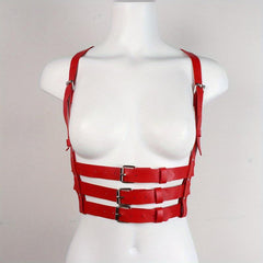 3-Layer Chest Harness Belt for Women Gothic Corset