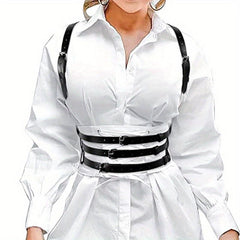 3-Layer Chest Harness Belt for Women Gothic Corset