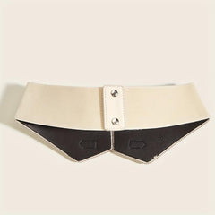 3 Buckle Elastic Wide Belt Women Corset Waistband