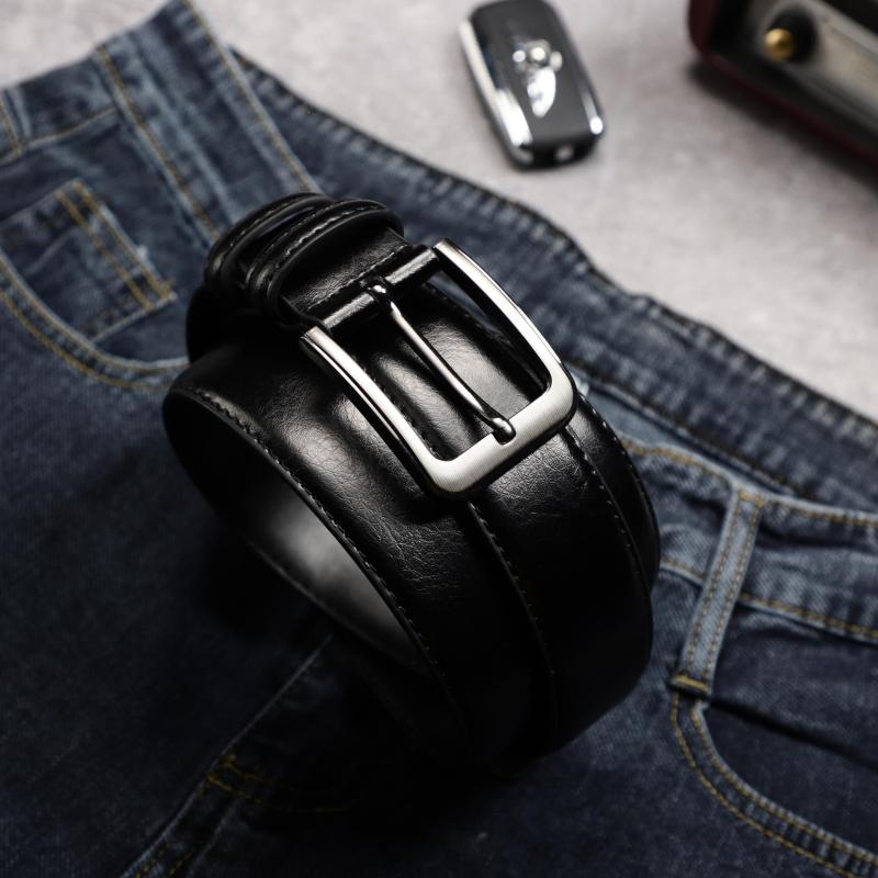Men's Pin Buckle Vintage Leather Belt