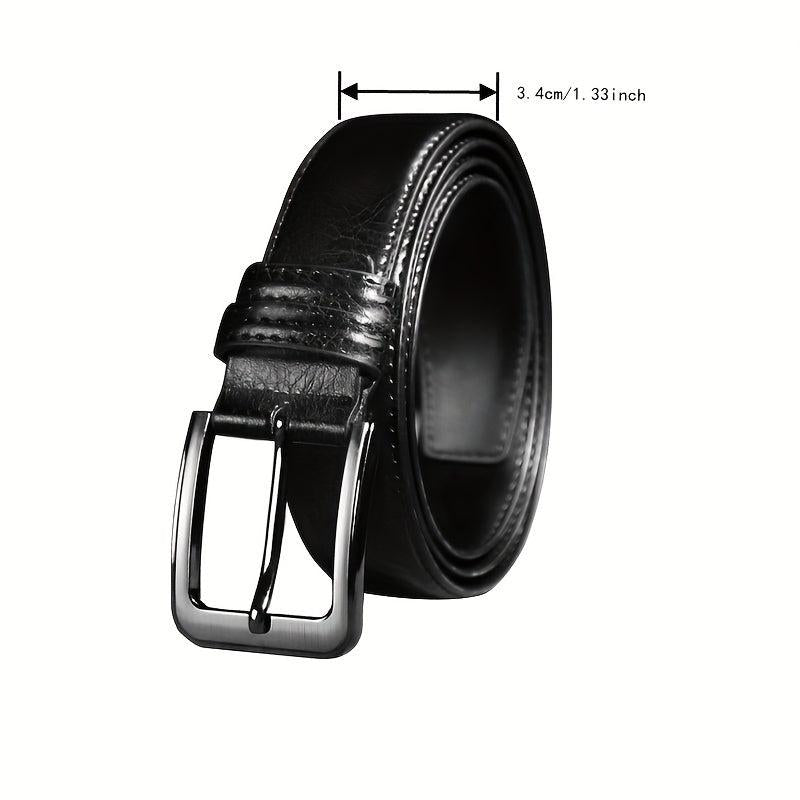 Men's Pin Buckle Vintage Leather Belt