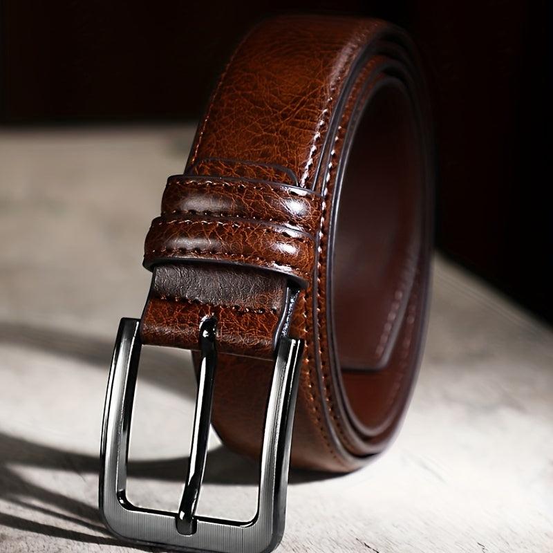Men's Pin Buckle Vintage Leather Belt