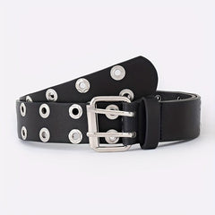 Punk Rivet PU Belts Hip Hop Dress Skirt Jeans Belts Gothic Hollow Belts