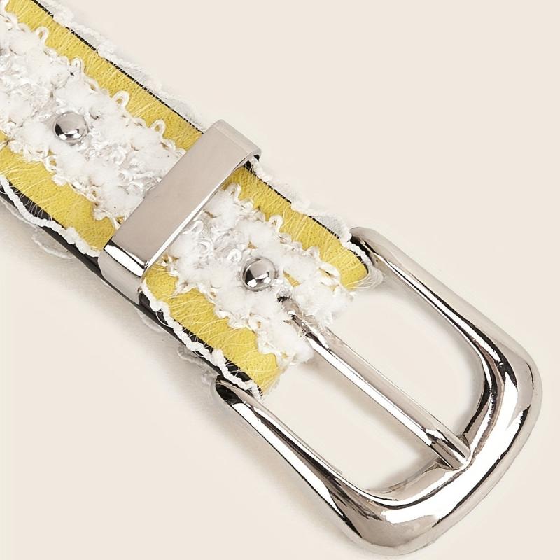 Stylish PU Leather Rivet Belt Classic Pin Buckle Jeans Pants Belts For Women