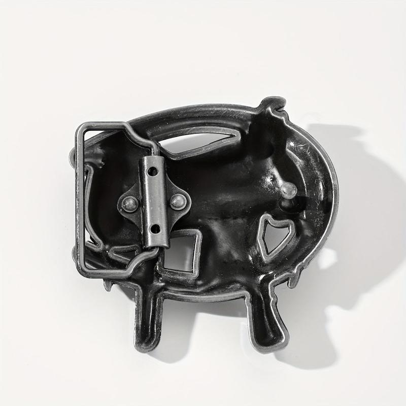 Retro Hollow Out Belt Buckle Western Cowboy Cowgirl Accessories