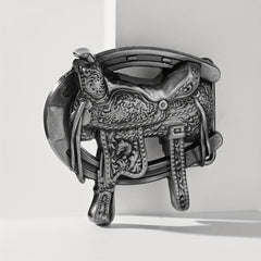 Retro Hollow Out Belt Buckle Western Cowboy Cowgirl Accessories
