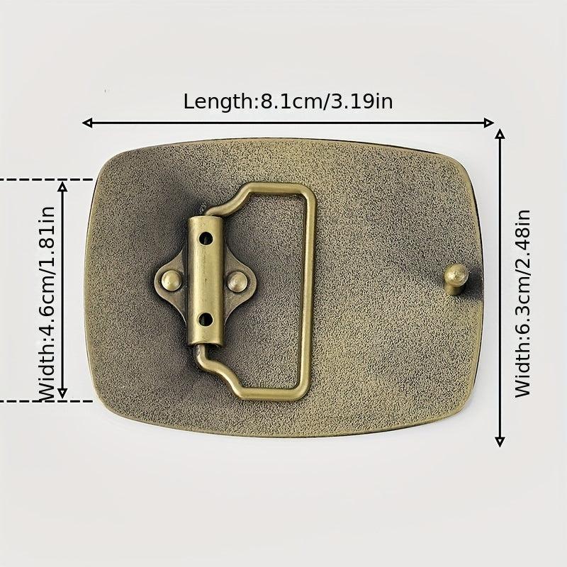 Skull Rectangular Belt Buckle Women Men Western Jeans Accessories