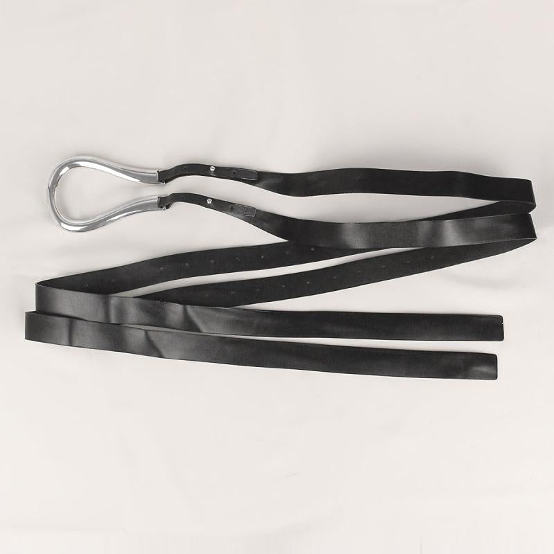 Women's Double Strap PU Leather Waist Belt