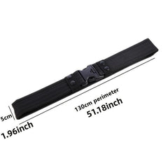 Quick Release Tactical Belt Men's Military Canvas Waistband