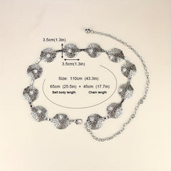 Boho Waist Chain Hollow Out Girdle Beach Dress Accessory