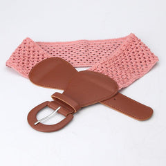 Women's Pin Buckle Belt for Dress Skirt Coat