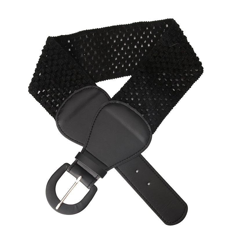 Women's Pin Buckle Belt for Dress Skirt Coat
