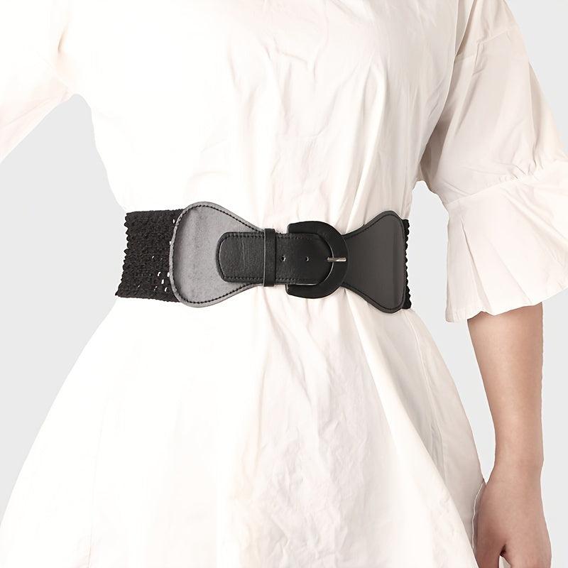 Women's Pin Buckle Belt for Dress Skirt Coat