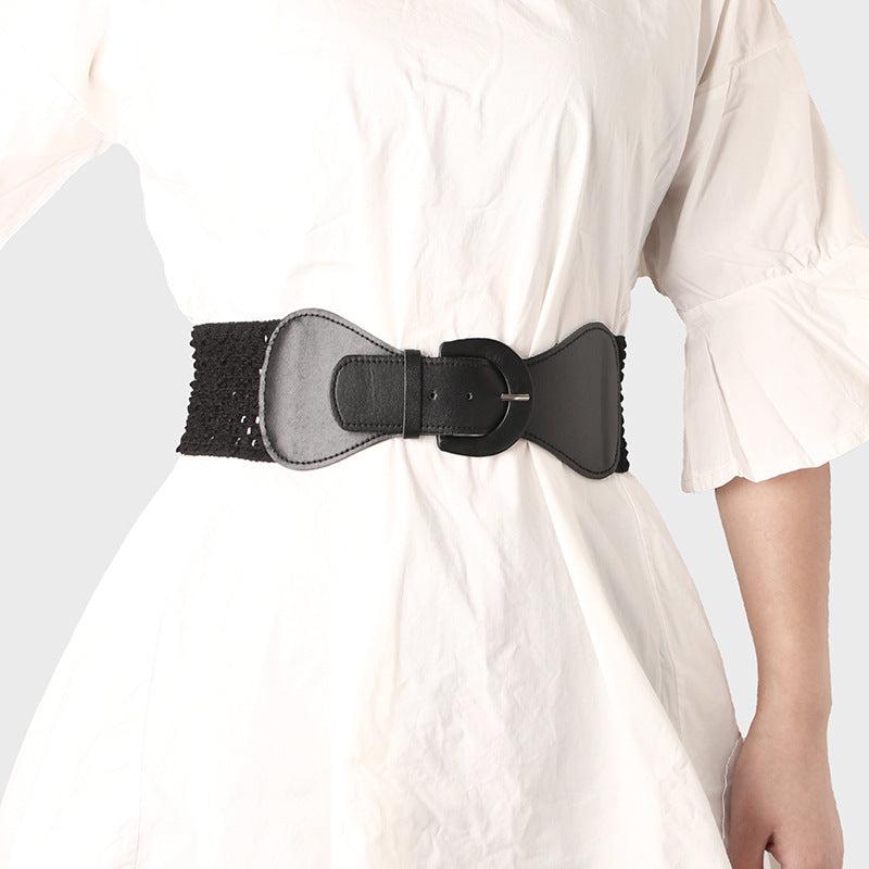 Women's Pin Buckle Belt for Dress Skirt Coat