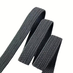 Elastic Large Size Men's Casual Canvas Woven Belt