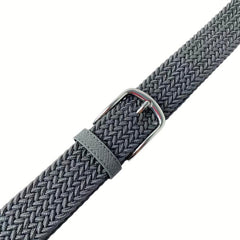 Elastic Large Size Men's Casual Canvas Woven Belt